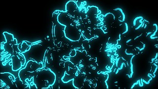 Neon Cyan look — EdgeGlow effect preview