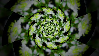 Hypno Tunnel look — Kaleidoscope effect preview