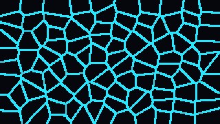 Neon Web look — Voronoi effect preview