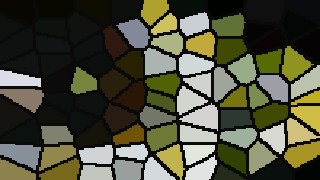 Stained Glass look — Voronoi effect preview